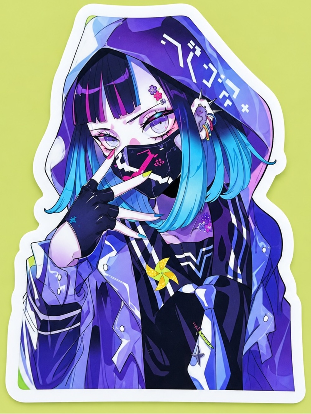 Quaranqueen | TSCR Japanese Illustration | Anime Sticker | 5/$10